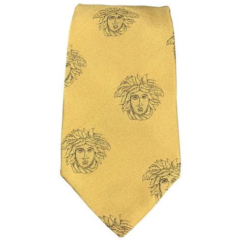 versace medusa tie